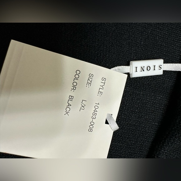 Sioni Black Knit Faux Fur Cape, L/XL, NWT - Picture 9 of 12